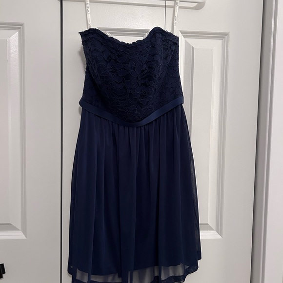 David's Bridal | Dresses | Navy Blue Lace Dress | Poshmark David's Bridal | Dresses | Navy Blue Lace Dress | Poshmark